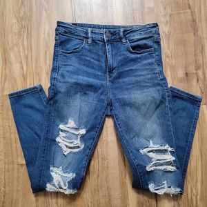 10 regular AE ripped jeans